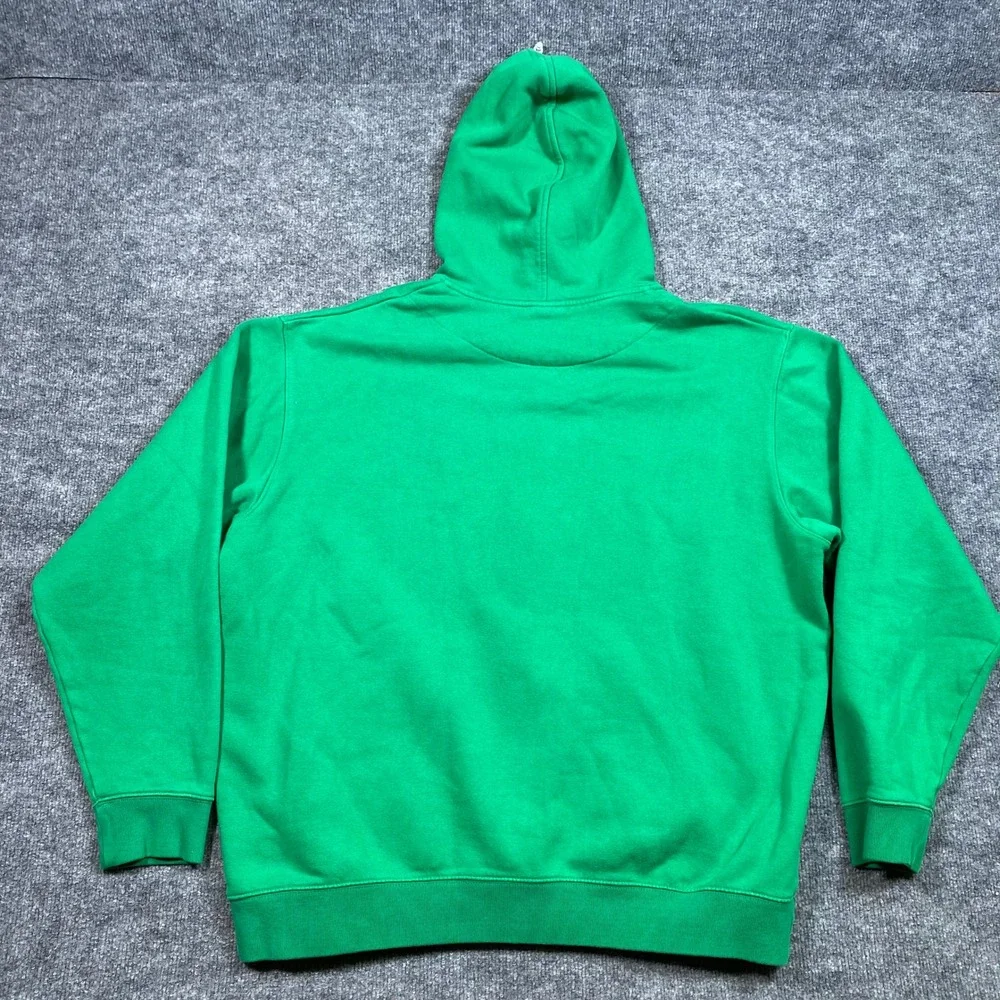 Nike Athletic Dept Mens‎ XL Green Full Zip Hoodie Swoosh Fleece 148781-383